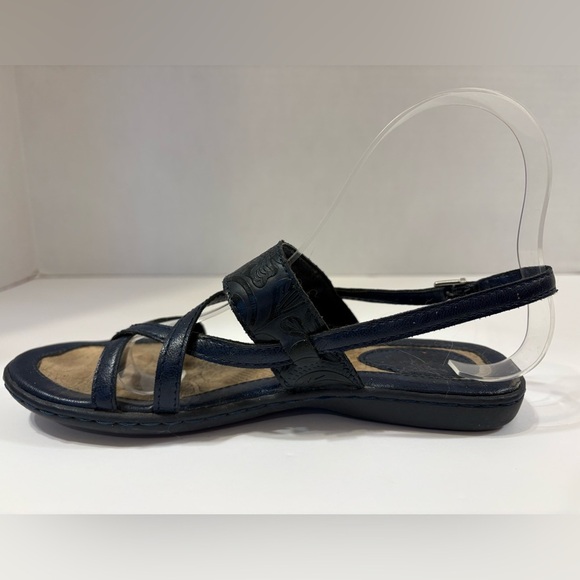 b.o.c blue thong strappy sandals size 6 Medium - Picture 2 of 11
